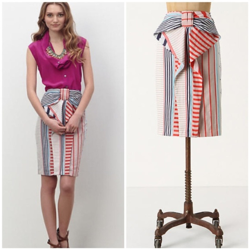 Vintage: Anthropologie Eva Franco Americana Pencil Skirt